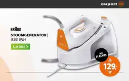 Expert Braun IS1511WH Wit/oranje aanbieding