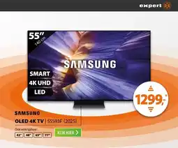 Expert Samsung OLED 4K 55S93F (2025) aanbieding