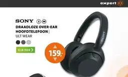 Expert Sony ULT WEAR Zwart aanbieding