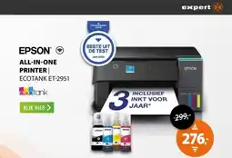 Expert Epson EcoTank ET-2951 aanbieding