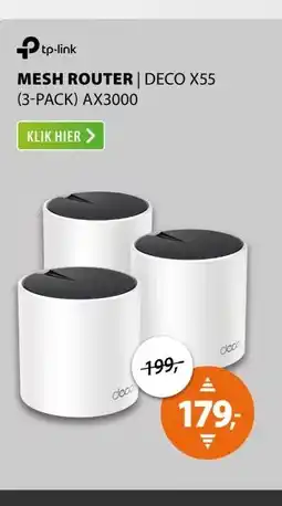 Expert TP-Link Deco X55 (3-pack) aanbieding