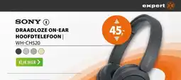 Expert Sony WH-CH520 Zwart aanbieding