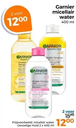 Trekpleister Garnier micellair water aanbieding