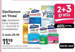 Etos Davitamon en Ymea' aanbieding