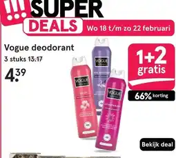 Etos Vogue deodorant aanbieding