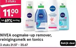 Etos NIVEA oogmake-up remover, reinigingsmelk en tonics aanbieding