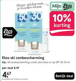 Etos Etos ski zonbescherming aanbieding