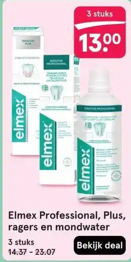 Etos Elmex Professional, Plus, ragers en mondwater aanbieding