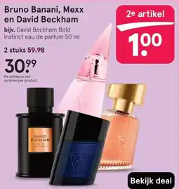 Etos Bruno Banani, Mexx en David Beckham aanbieding