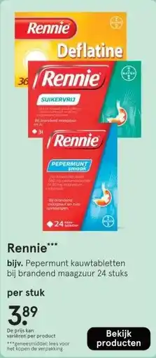 Etos Rennie aanbieding