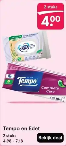 Etos Tempo en Edet aanbieding