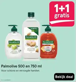 Etos Palmolive 500 en 750 ml aanbieding