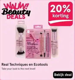 Etos Real Techniques en Ecotools aanbieding