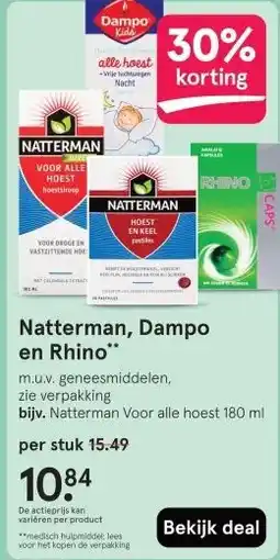 Etos Natterman, Dampo en Rhino aanbieding
