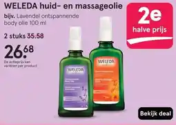 Etos WELEDA huid- en massageolie aanbieding