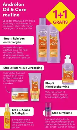 DA Andrélon Oil & Care routine aanbieding