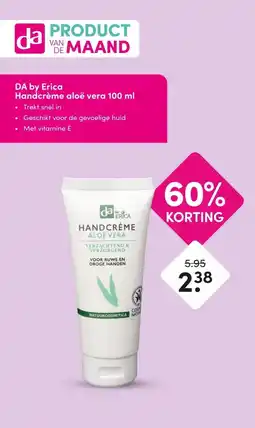 DA DA by Erica Handcrème aloë vera 100 ml aanbieding