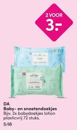 DA DA Baby- en snoetendoekjes Bijv. aanbieding