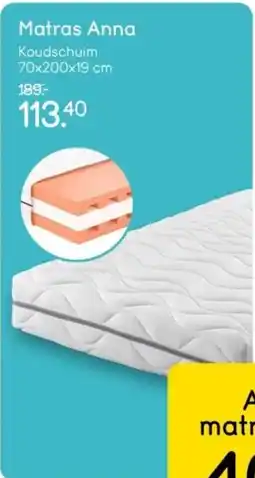 Leen Bakker Matras Anna aanbieding
