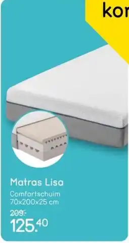 Leen Bakker Matras Lisa aanbieding
