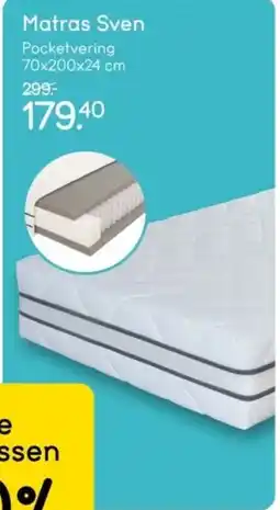 Leen Bakker Matras Sven aanbieding