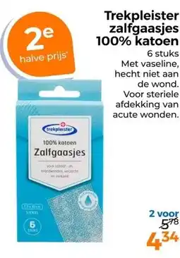 Trekpleister Trekpleister zalfgaasjes100% katoen aanbieding
