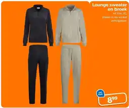 Trekpleister Lounge sweater en broek aanbieding