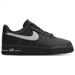 Foot Locker Nike Air Force Sneakers Heren - Zwart - Maat 41 - Leer aanbieding