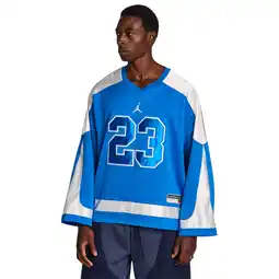 Foot Locker Jordan Brooklyn T-shirts Heren - Blauw - Maat L - Katoen Canvas aanbieding