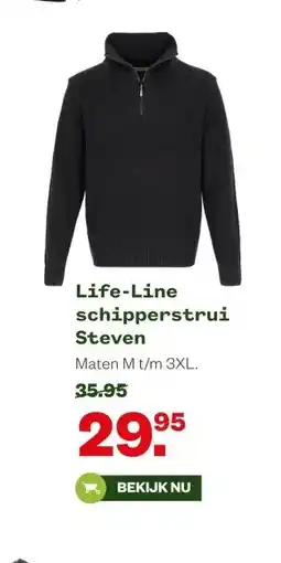 Welkoop Life-Line schipperstrui Steven aanbieding