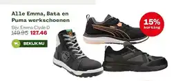 Welkoop Alle Emma, Bata en Puma werkschoenen aanbieding