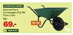 Welkoop Altrad Fort kruiwagen FLZ 90 Flex Lite aanbieding
