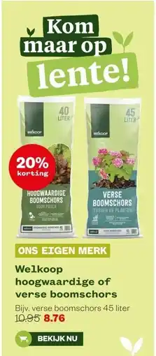 Welkoop Welkoop hoogwaardige of verse boomschors aanbieding
