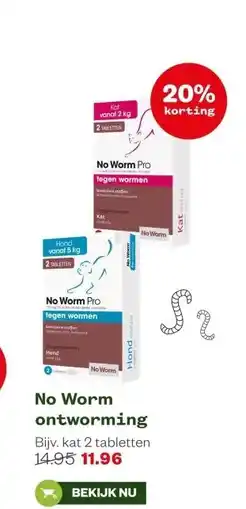 Welkoop No Worm ontworming aanbieding