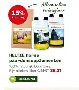 Welkoop HELTIE horse paardensupplementen aanbieding
