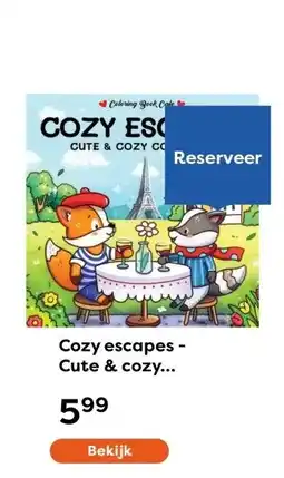 The Read Shop Cozy escapes - Cute & cozy coloring aanbieding