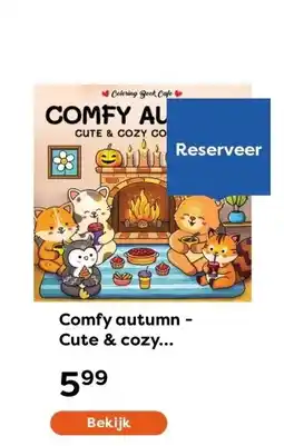 The Read Shop Comfy autumn - Cute & cozy coloring aanbieding