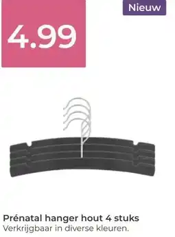 Prenatal Prénatal hanger hout 4 stuks aanbieding