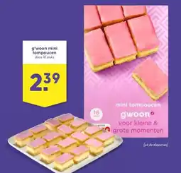 MCD Supermarkt g'woon mini tompoucen aanbieding