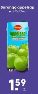 MCD Supermarkt Surango appelsap aanbieding