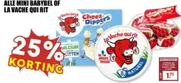 MCD Supermarkt ALLE MINI BABYBEL OF LA VACHE QUI RIT aanbieding