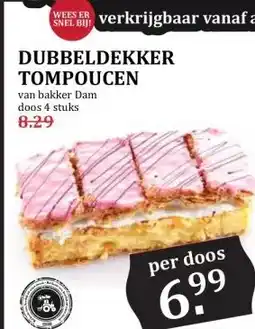 MCD Supermarkt DUBBELDEKKER TOMPOUCEN aanbieding