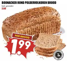MCD Supermarkt BOONACKER ROND POLDERVOLKOREN BROOD aanbieding