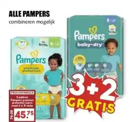MCD Supermarkt ALLE PAMPERS aanbieding