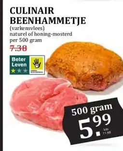 MCD Supermarkt CULINAIR BEENHAMMETJE aanbieding