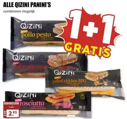 MCD Supermarkt ALLE QIZINI PANINI'S aanbieding