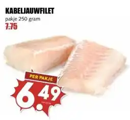 MCD Supermarkt KABELJAUWFILET aanbieding