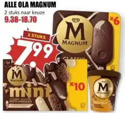 MCD Supermarkt ALLE OLA MAGNUM aanbieding
