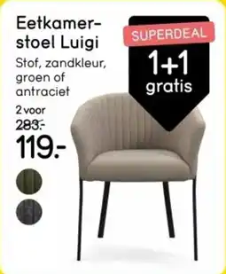 Leen Bakker Eetkamer- stoel Luigi aanbieding