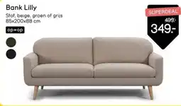 Leen Bakker Bank Lilly aanbieding